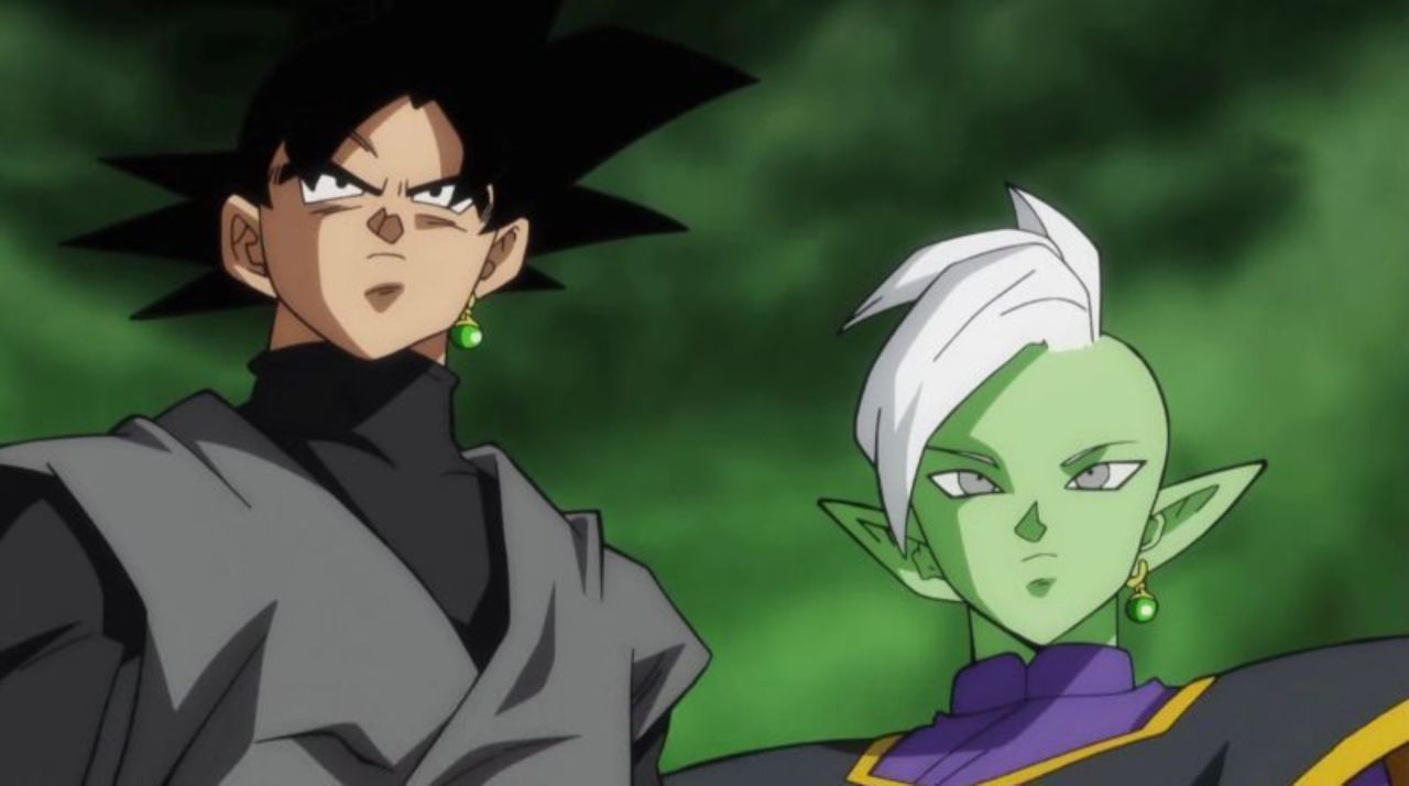 Goku Black e Zamasu usam os brincos potara e fazem a fusão! #animes  #dragonballsuper 