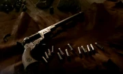 The Colt with thirteen original bullets