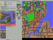 A large developed city in Micropolis version (2007)