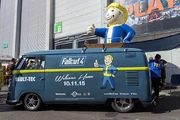 A custom  promoting Fallout 4 at 
