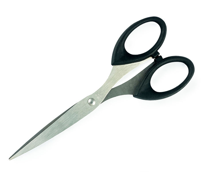 Scissors is top