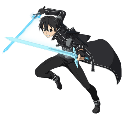 I'm 11 years old. Finished this today. Kirito from Sword Art