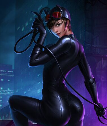 So in A Catwoman from Channel 6, April essentially becomes a