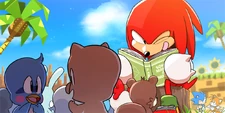 A Flicky during ending of "& Knuckles" mode, from .