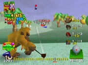 Yoshi's Island in Mario Golf.