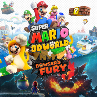 Super Mario 3D World Bowser's Fury COVER ART: Insert & Case for