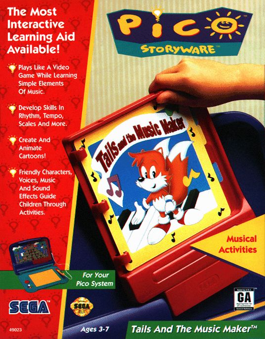 Tails and the Music Maker他カセット➕本体ピコのセット Tails and the Music Maker