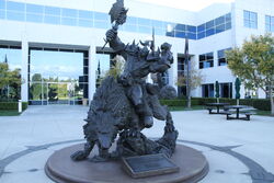 Blizzard Entertainment HQ statue