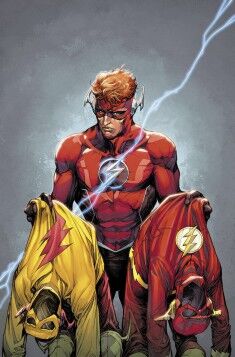 ANOTHER SUIT REVEAL! anton yelchin as wally west the flash, this