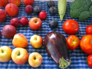 Fruits and vegetables are rich in antioxidants.