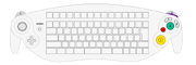 Diagram of the ASCII keyboard controller