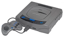 A first model Japanese Sega Saturn unit