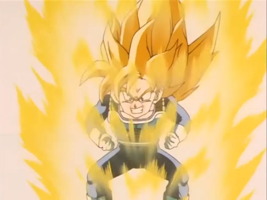 Goku Goes Super Saiyan 1 The First Time (Episode 95 Transformed at