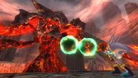 Silver fighting Iblis.