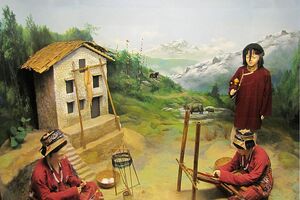 Monpa diorama