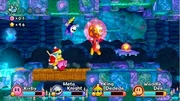 , released in 2011 for the , returned traditional platforming gameplay to the series – the first in a home console since  (2000) – featuring local  up to 4 players.