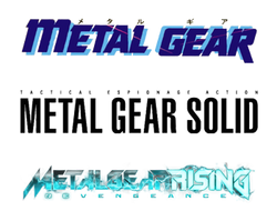 Metal Gear (series) logos