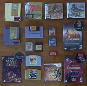 Many games in The Legend of Zelda series including ports and remakes