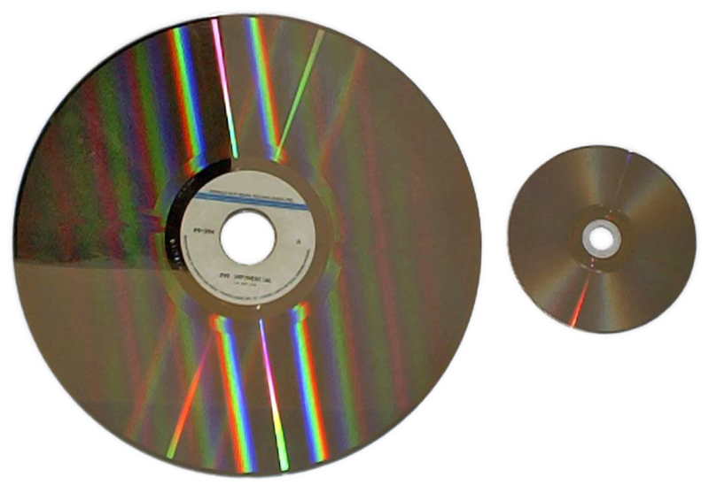 12cm Circular CDs / Blank CD/DVD Media: Retro Style Media