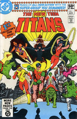 Brave & Bold 94 ( w / Teen Titans ) p 7 by Cardy, in Will K's CARDY - Brave  & Bold Comic Art Gallery Room