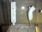 A Wii Remote and Wii Nunchuk