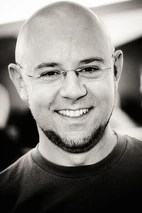 Michael DiMartino is smiling.