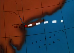 Gotham Map Batman The Animated Series