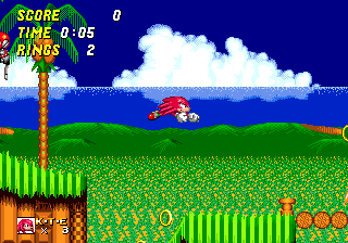 Knuckles the Echidna in Sonic the Hedgehog 2 (Genesis/Mega Drive