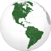 Americas (orthographic projection)