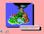 South Island in 8-bit version of .