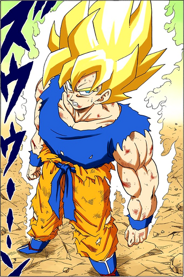I made this image to how different Vegeta's hair can look between SS1 & 2 :  r/dbz
