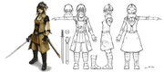 1D model-sheet