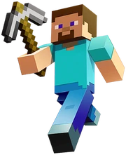 Steve from an isometric perspective.