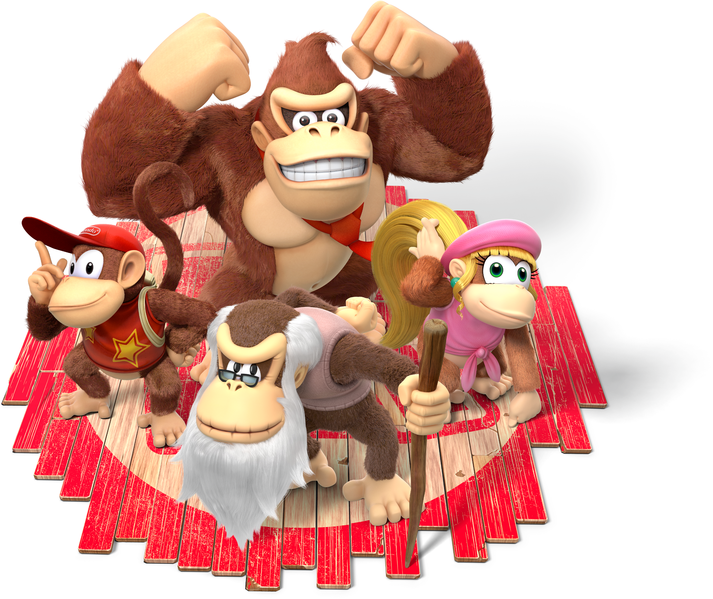 donkey kong family