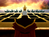 Sozin began the , while transforming the Fire Nation into a militarist autocracy.