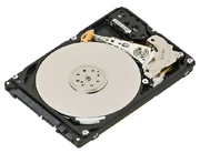 This 2.5 inch  can hold 500 GB (i.e., 500 billion bytes) of data.