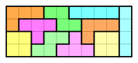 Tetromino Tiling 4x10