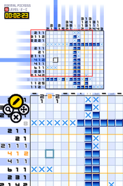 Picross DS gameplay screenshot