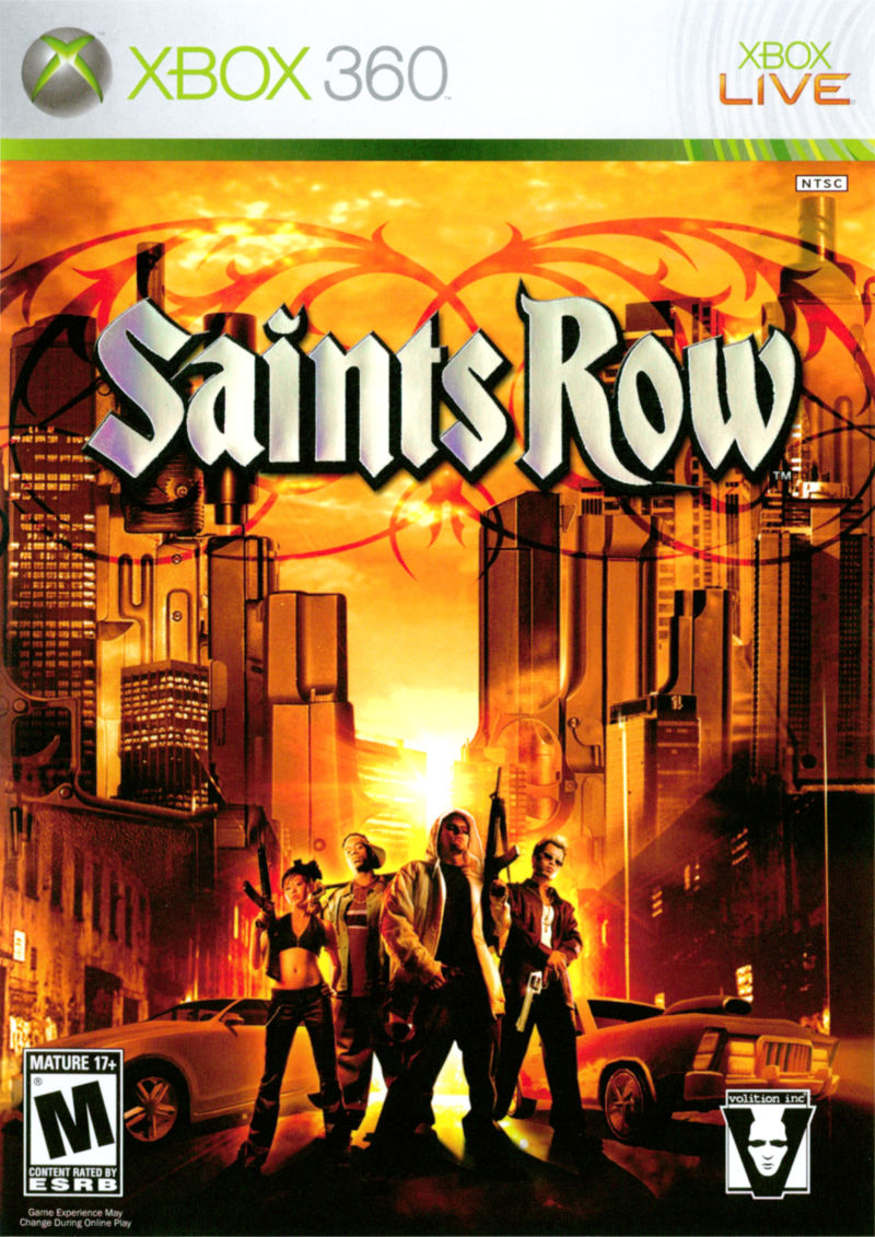 2008 SAINTS ROW 2 Xbox 360 PS3 Video Game = Official Promo Art Print AD /  POSTER