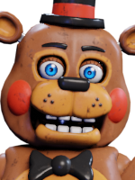 So in FNaF 2 if you play custom night, put Toy Freddy on 1, put