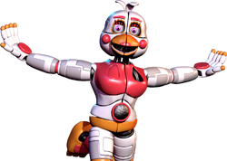 Funtime Chica Transparent Sticker for Sale by dongoverlord