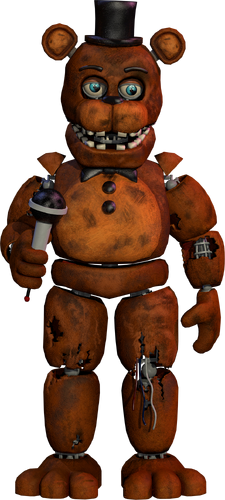 Withered Freddy practice render (Blender 2.79)