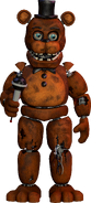 Full body render of Virtual Withered Freddy's model that's used in the game by Sharky.