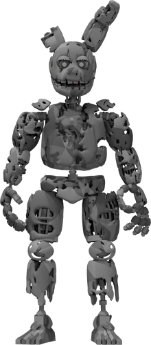 Glitchtrap fnaf plus glitchy add on!!! - 3D model by meepster