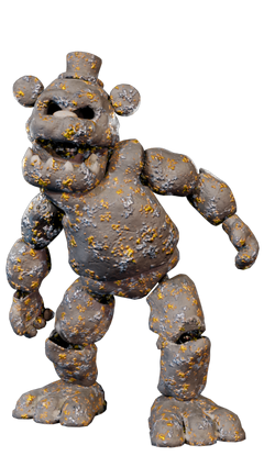 FNaF Custom Plush Showcase: Withered Golden Freddy 