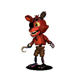 Withered Foxy in Ultimate Custom Night mod by TheMasterPuppet - Game Jolt