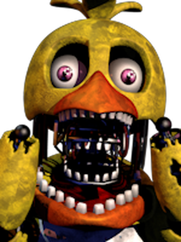 Withered chica gets stuck in a vent 