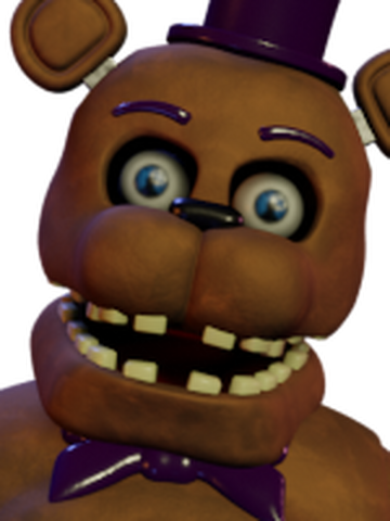 Freddy Withered consertado  Unwithered Freddy 