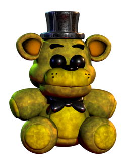 Freddy Plush FNAF Toy Five Nights Nightmare Fred Bear Gold Flush