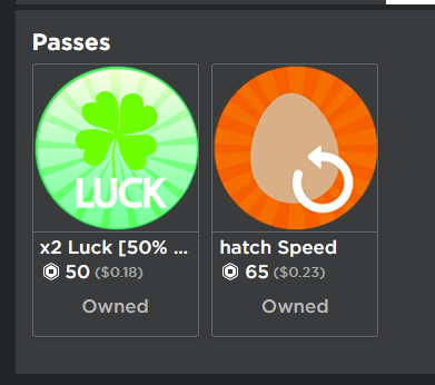 Lucky Gamepass - Roblox